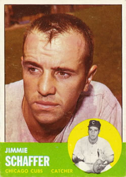 1963 Topps Baseball Cards      081      Jim Schaffer